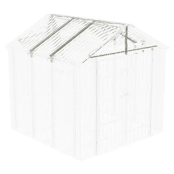 Gardol Dach - Balken Antares II - Passend für: Gardol Gerätehaus Antares II - Aufnahme eines Gerätehauses mit Doppeltür und Giebeldach, ideal für die Gartenaufbewahrung und den Schutz von Werkzeugen und Geräten.
