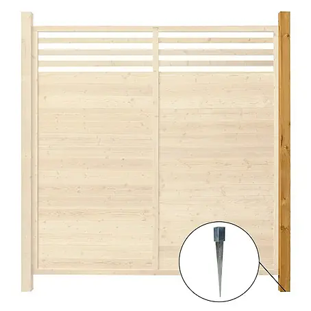 Home Deluxe  Sichtschutzelement SOMA 1x Pfosten