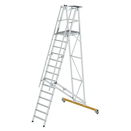 Proregal  Stehleiter Plattformleiter klappbar und fahrbar
