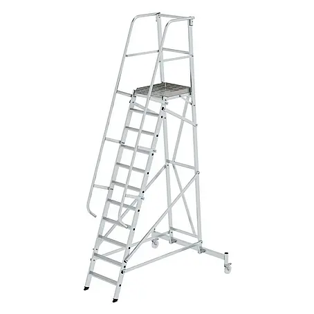 Proregal  Stehleiter Plattformleiter fahrbar