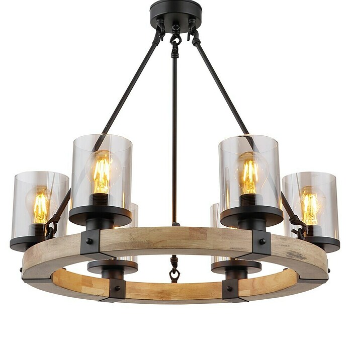 Globo Pendelleuchte Lila (60 W, Braun/Schwarz, E27, Ø x H: 590 x 980 mm) | BAUHAUS