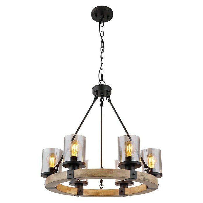 Globo Pendelleuchte Lila (60 W, Braun/Schwarz, E27, Ø x H: 590 x 980 mm) | BAUHAUS