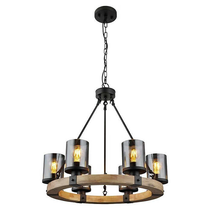 Globo Pendelleuchte Lila (60 W, Braun/Schwarz, E27, Ø x H: 590 x 980 mm) | BAUHAUS