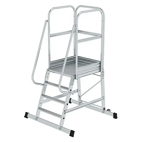 Proregal  Stehleiter Plattformleiter mit Rollen