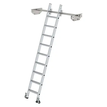 Proregal  Anlegeleiter Regalleiter fahrbar