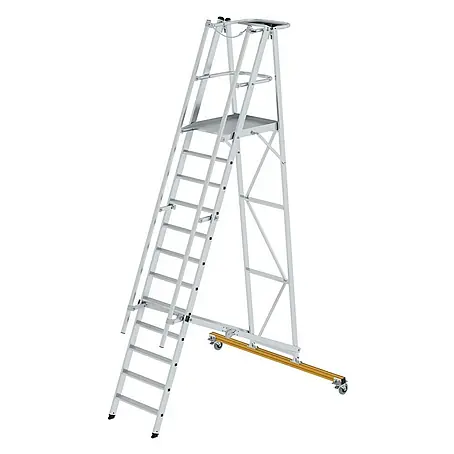Proregal  Stehleiter Plattformleiter klappbar und fahrbar