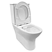 Pack de WC New 2010 (Con borde de descarga, Salida dual, Blanco) | BAUHAUS
