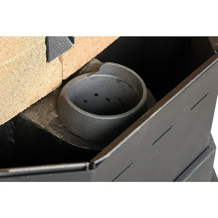 SCHENGER Pelletofen HLP3602 - 9,3 kW, Raumheizvermögen: 200 m³, 0,9 kg/h, Farbe Verkleidung: Schwarz