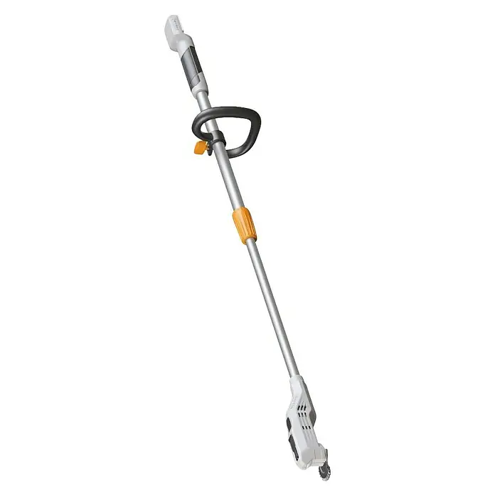 Batavia Maxxpack Unkrautbürste - 18 V, Li-Ionen - Eine Akku-Astsäge mit Teleskopstiel für das einfache Schneiden von Ästen in höheren Lagen. Ideal für die Gartenarbeit.