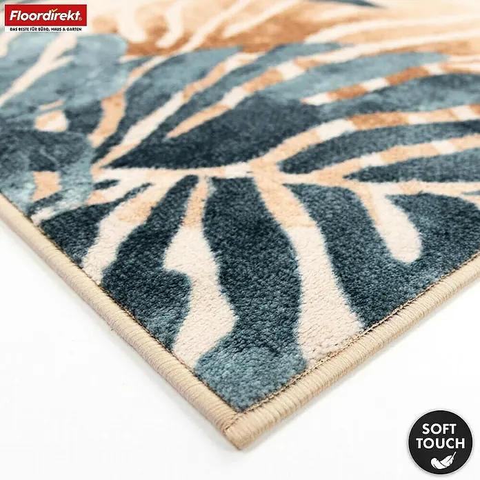 Floordirekt Kurzflorteppich Amazonia 160 x 230 cm - Beige, 230 x 160 cm