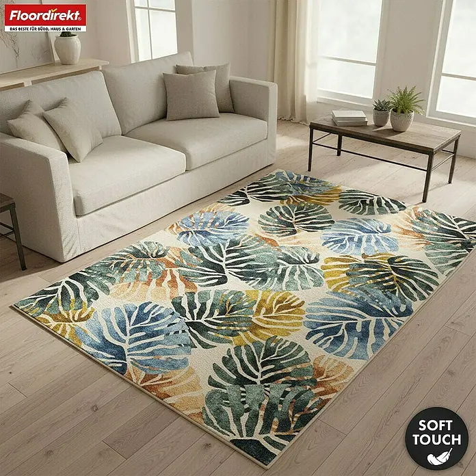 Floordirekt Kurzflorteppich Amazonia 160 x 230 cm - Beige, 230 x 160 cm