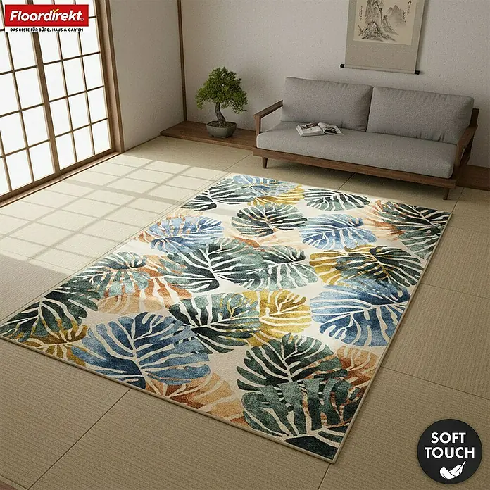 Floordirekt Kurzflorteppich Amazonia 160 x 230 cm - Beige, 230 x 160 cm