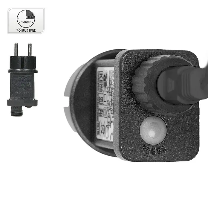 ECD Germany LED-Lichtervorhang Cluster 480 LEDs 0,6-1m für Innen & Außen IP44 Warmweiß - Innen, 200 cm, Warmweiß, 480 Stk., Netzbetrieben