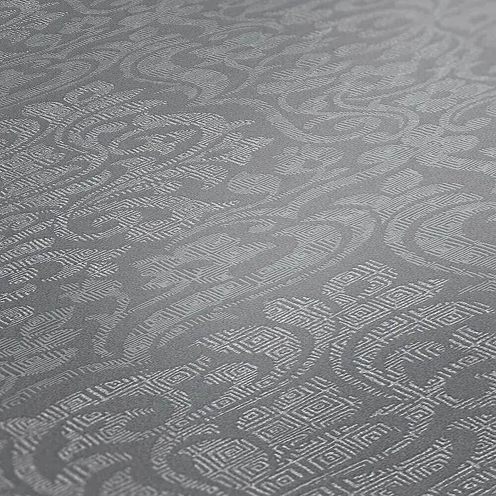 Tadessi Vliestapete M1-No.2305 - Grau, Ornament, 10,05 x 0,53 m