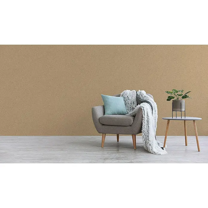 Tadessi Vliestapete M1-No.1185 - Gold, Uni, 10,05 x 0,53 m