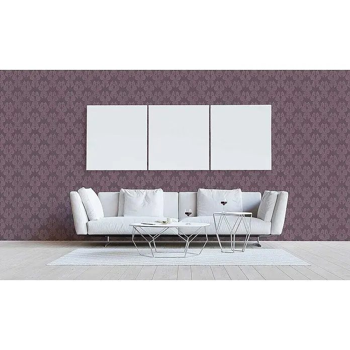 Tadessi Vliestapete M1-No.3791 - Violett, Ornament, 10,05 x 0,53 m