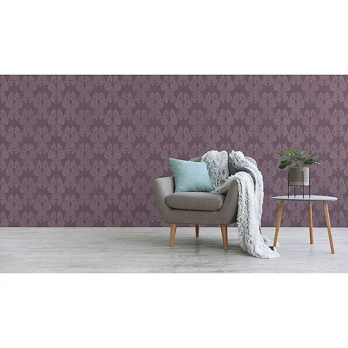 Tadessi Vliestapete M1-No.3791 - Violett, Ornament, 10,05 x 0,53 m