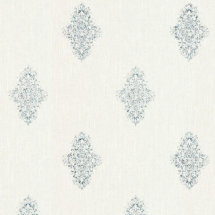 Tadessi Vliestapete M1-No.2261 - Weiß, Ornament, 10,05 x 0,53 m