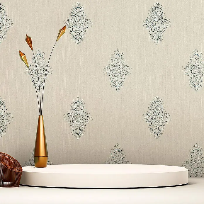 Tadessi Vliestapete M1-No.2261 - Weiß, Ornament, 10,05 x 0,53 m