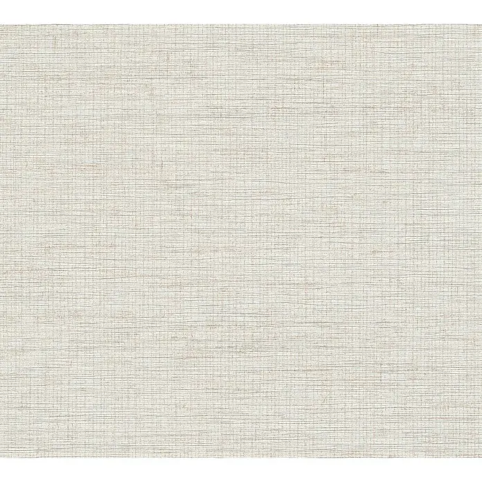 Tadessi Vliestapete M1-No.1783 - Weiß, Sonstiges, 10,05 x 0,53 m - Helle beige gewebte Textilstruktur.