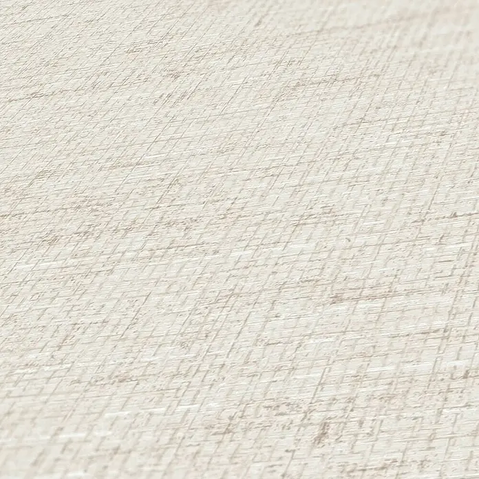 Tadessi Vliestapete M1-No.1783 - Weiß, Sonstiges, 10,05 x 0,53 m - Helle beige Oberfläche mit feinem, gekreuztem Strukturmuster.