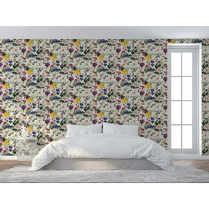 Tadessi Vliestapete M1-No.346 - Mehrfarbig, Floral, 10,05 x 0,53 m