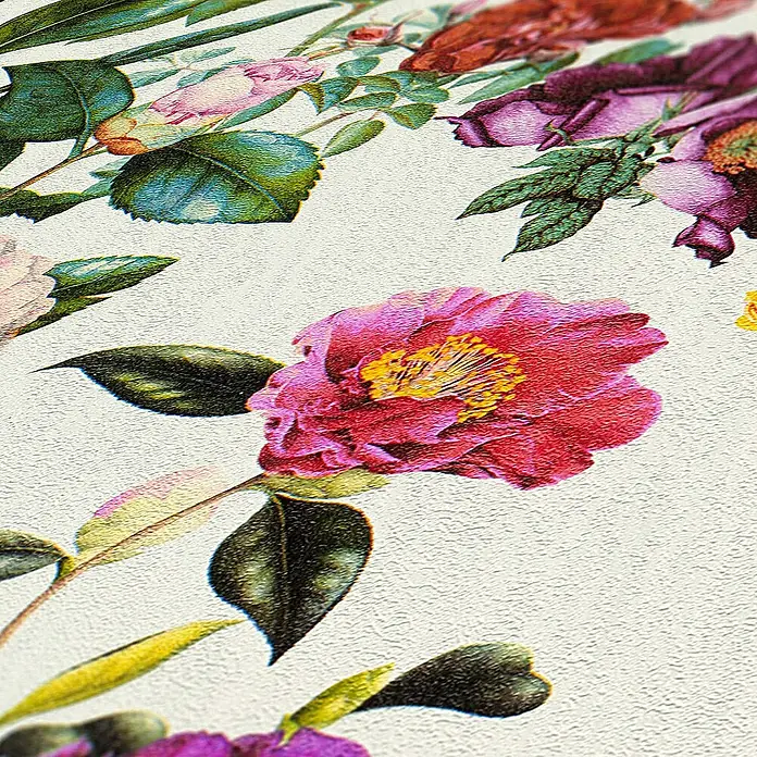 Tadessi Vliestapete M1-No.346 - Mehrfarbig, Floral, 10,05 x 0,53 m