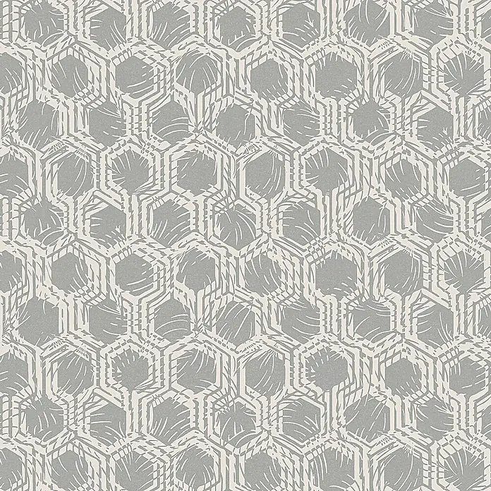 Tadessi Vliestapete M1-No.2354 - Silber, Grafisch, 10,05 x 0,53 m