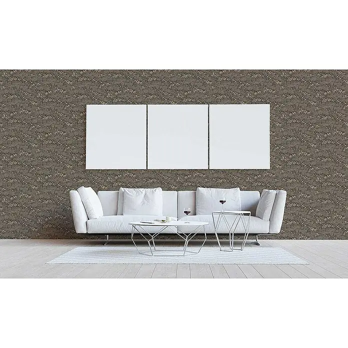 Tadessi Vliestapete M1-No.2818 - Grau, Floral, 10,05 x 0,53 m
