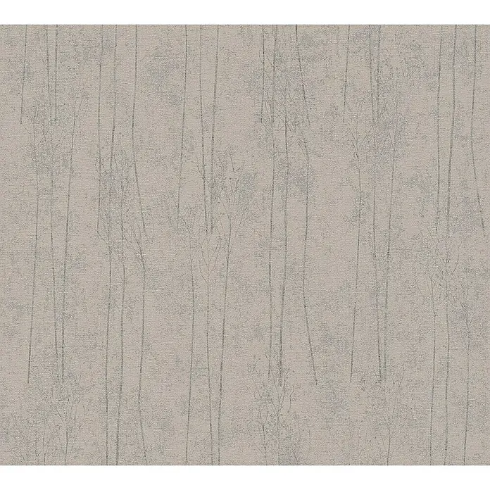 Tadessi Vliestapete M1-No.1745 - Grau, Floral, 10,05 x 0,53 m
