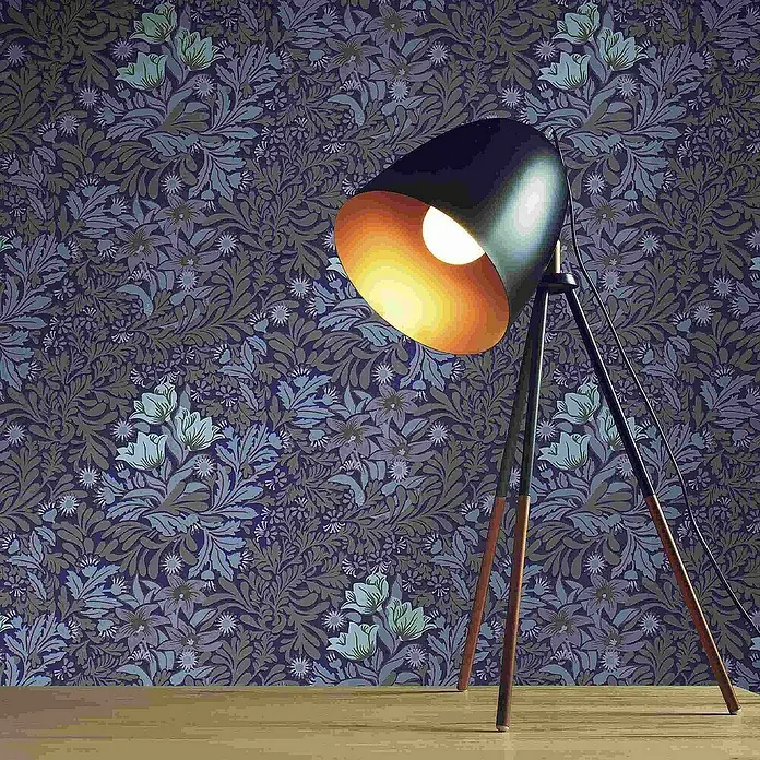 Tadessi Vliestapete M1-No.4132 - Grau, Floral, 10,05 x 0,53 m