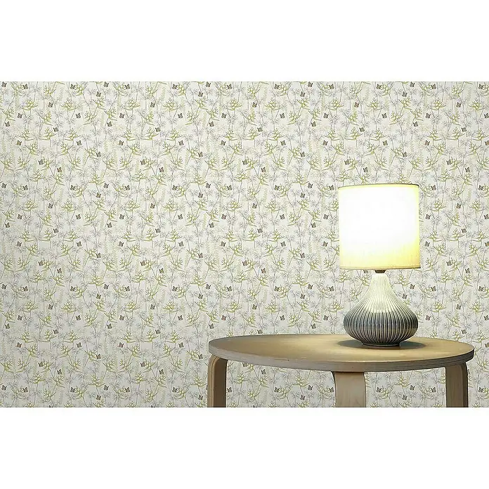 Tadessi Vliestapete M1-No.4486 - Gelb, Floral, 10,05 x 0,53 m