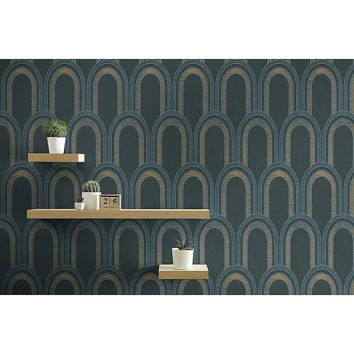 Tadessi Vliestapete M1-No.4452 - Blau, Sonstiges, 10,05 x 0,53 m