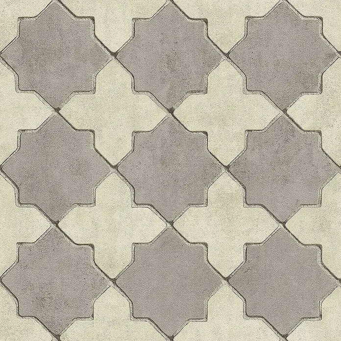 Tadessi Vliestapete M1-No.416 - Creme, Grafisch, 10,05 x 0,53 m