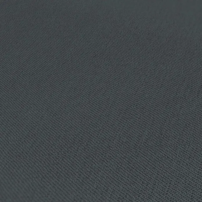 Tadessi Vliestapete M1-No.1160 - Schwarz, Uni, 10,05 x 0,53 m - Dunkelgraue Texturoberfläche mit feiner diagonaler Webung.