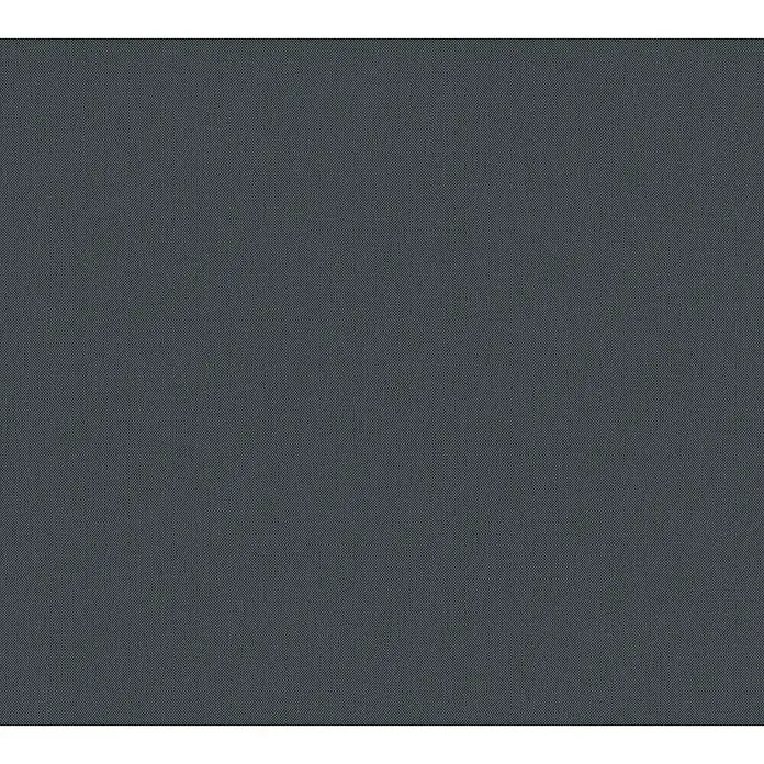 Tadessi Vliestapete M1-No.1160 - Schwarz, Uni, 10,05 x 0,53 m - Dunkelgrauer Stoff mit einer subtilen, feinen Webstruktur.
