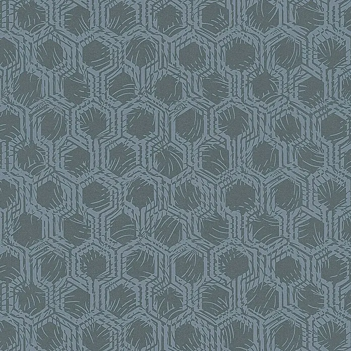 Tadessi Vliestapete M1-No.2356 - Blau, Grafisch, 10,05 x 0,53 m