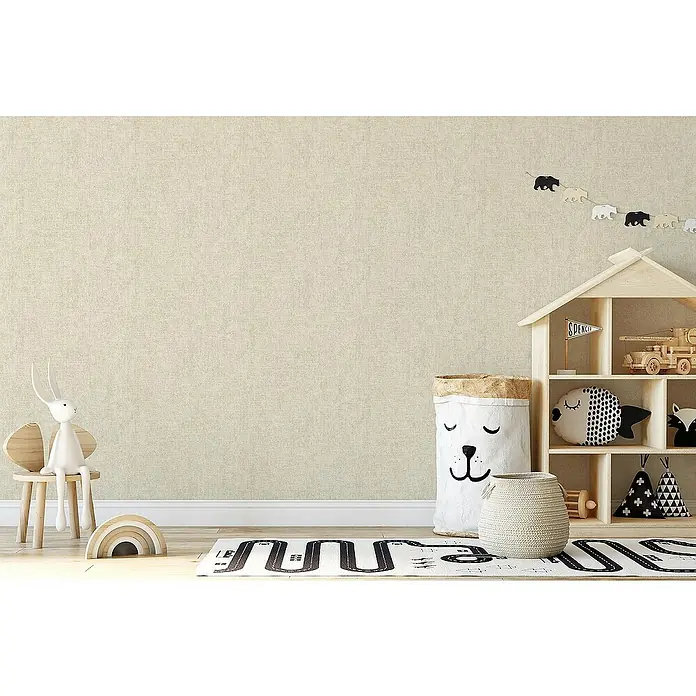 Tadessi Vliestapete M1-No.1070 - Creme, Uni, 10,05 x 0,53 m