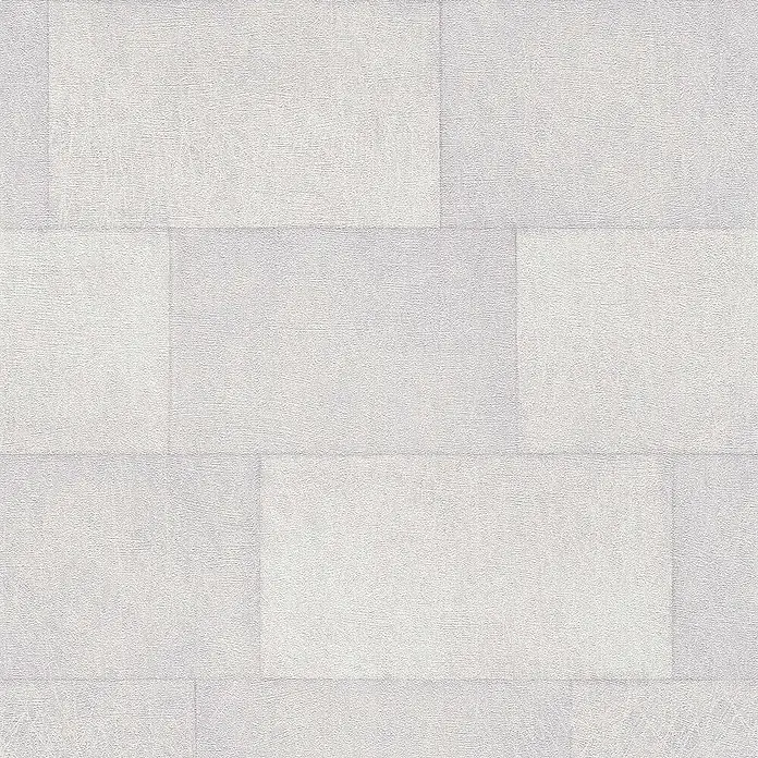 Tadessi Vliestapete M1-No.3391 - Grau, Steinoptik, 10,05 x 0,53 m - Strukturiertes Muster aus hellgrauen rechteckigen Blöcken.