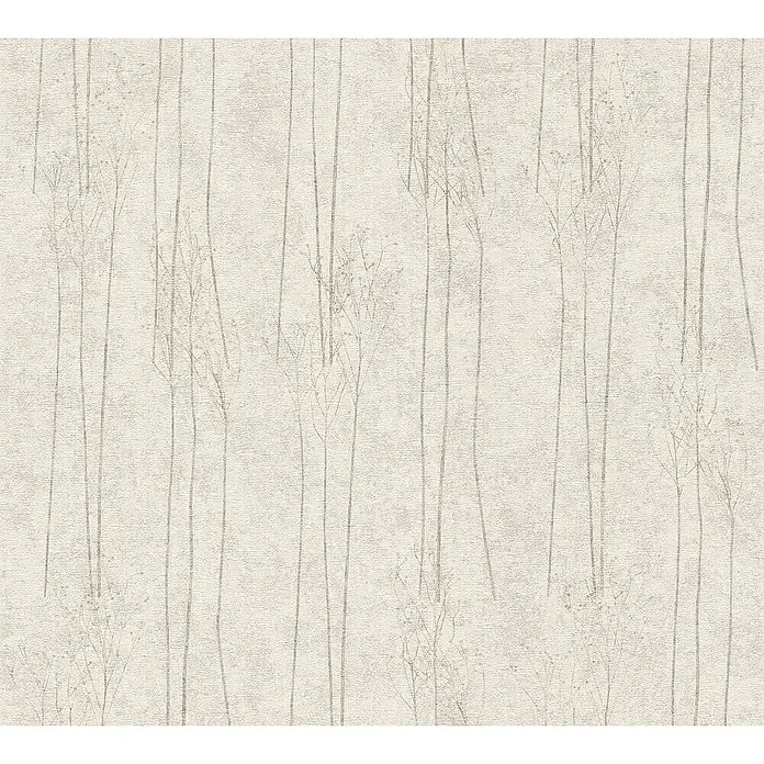 Tadessi Vliestapete M1-No.1742 - Grau, Floral, 10,05 x 0,53 m
