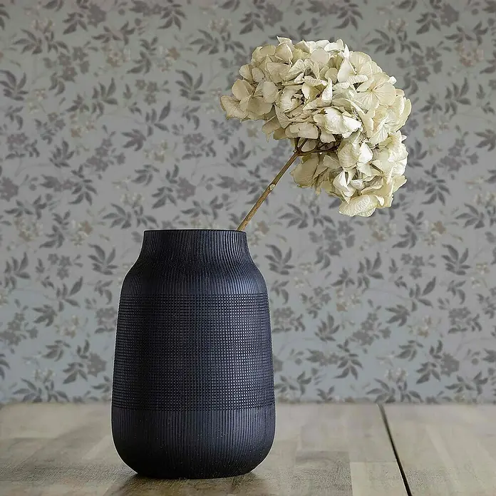 Tadessi Vliestapete M1-No.4160 - Grau, Floral, 10,05 x 0,53 m