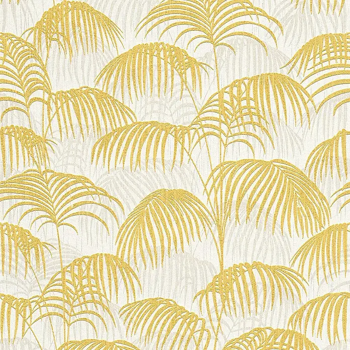 Tadessi Vliestapete M1-No.3871 - Gelb, Floral, 10,05 x 0,53 m