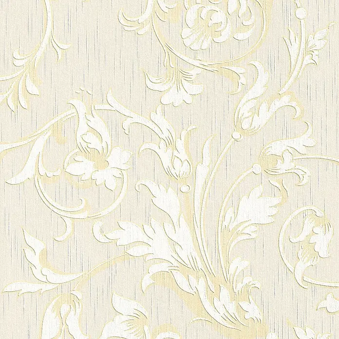 Tadessi Vliestapete M1-No.3800 - Creme, Floral, 10,05 x 0,53 m