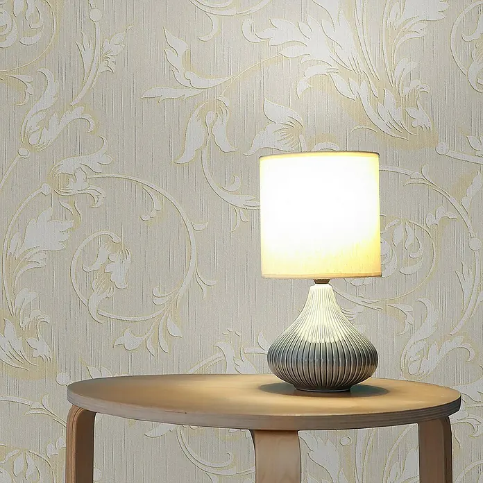 Tadessi Vliestapete M1-No.3800 - Creme, Floral, 10,05 x 0,53 m