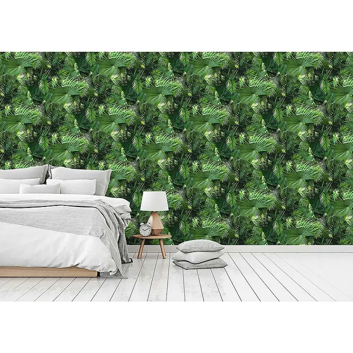 Tadessi Vliestapete M1-No.175 - Grün, Floral, 10,05 x 0,53 m