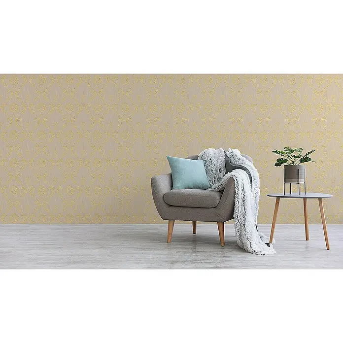 Tadessi Vliestapete M1-No.2171 - Beige, Ornament, 10,05 x 0,53 m