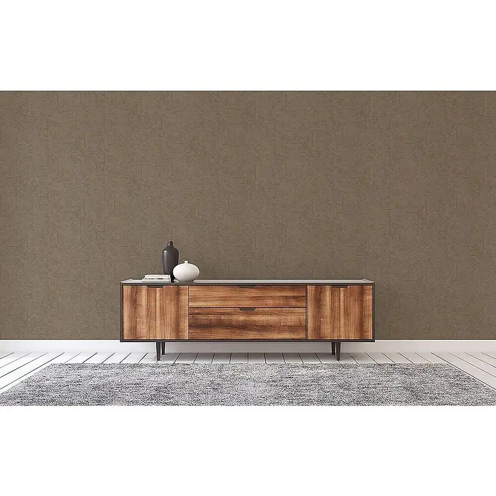 Tadessi Vliestapete M1-No.2835 - Braun, Grafisch, 10,05 x 0,53 m