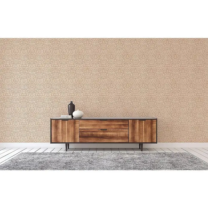 Tadessi Vliestapete M1-No.3844 - Beige, Ornament, 10,05 x 0,53 m
