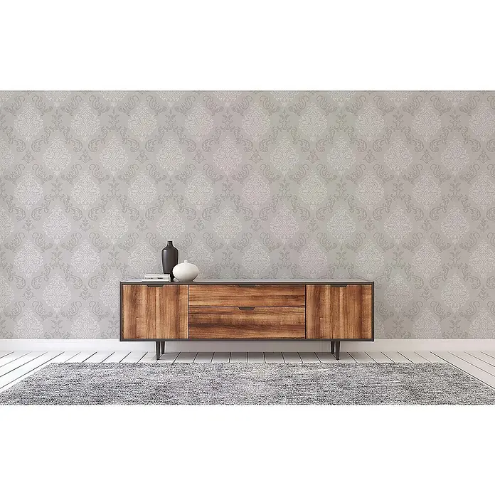 Tadessi Vliestapete M1-No.900 - Creme, Ornament, 10,05 x 0,53 m