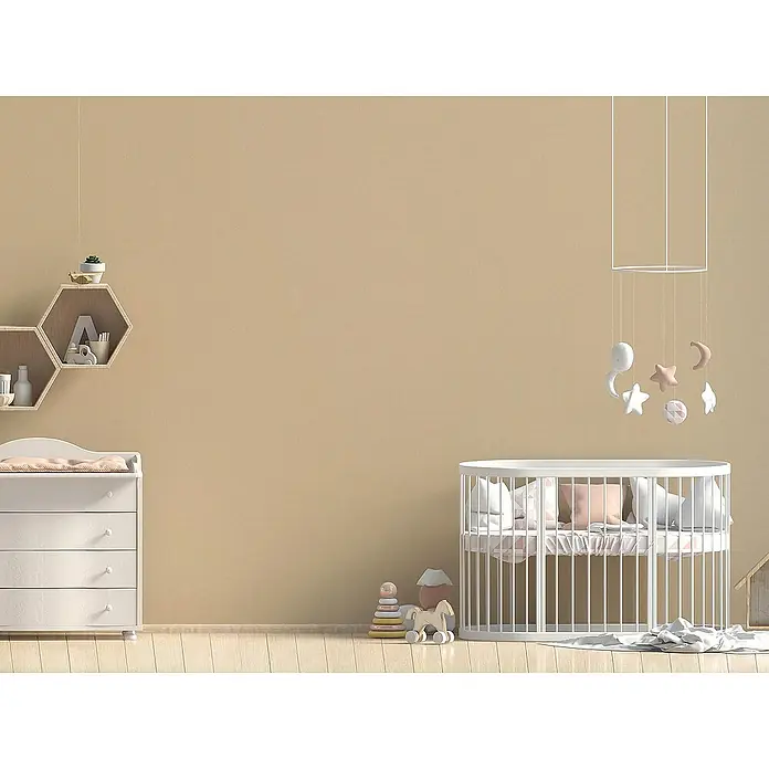 Tadessi Vliestapete M1-No.968 - Beige, Uni, 10,05 x 0,53 m